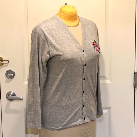 Super Danganronpa 2 Kibogamine Dead  Size M Unisex Cardigan in Heather Gray - Picture 10 of 10